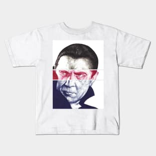 Dracula, A a ballpoint portrait. Kids T-Shirt